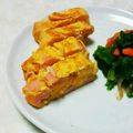 taako1552's cooksnap of when they made 卵焼き(魚肉ソーセージ）.