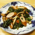 ぽりぽり拓庵's cooksnap of when they made 朝食やお弁当に★具沢山ほうれん草のソテー.