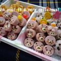 あやプチ's cooksnap of when they made ソーセージでさくらゴマ　キャラ弁のおかず.