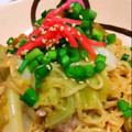 ayachi♡'s cooksnap of when they made 博多☆とんこつ風焼きそば.