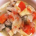 じゅ～ま～'s cooksnap of when they made 炊飯器で簡単すぎる塩もつ煮♪味に自信あり.
