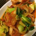 かなぴょー's cooksnap of when they made 手羽元とチンゲン菜のトマト煮込み♪簡単.
