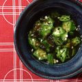 ingen565's cooksnap of when they made オクラもずく.