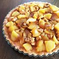 kanaqyと。エア's cooksnap of when they made りんごとくるみのキャラメルタルト.