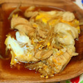 しほみおママ's cooksnap of when they made 簡単！シャキシャキもやしとムネ肉の卵とじ.