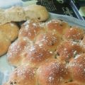 ゆぅふぅ♪'s cooksnap of when they made ふんわ〜〜り 牛乳ちぎりパン.