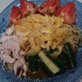 ゆうゆ0826's cooksnap of when they made きゅうりのピクルスで冷やし中華.