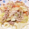 PUMA☆ViVi's cooksnap of when they made あんかけ焼きうどん簡単★節約。.