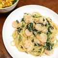 akqoo's cooksnap of when they made ほうれん草とベーコンの濃厚クリームパスタ.