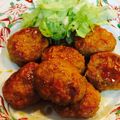 りえぴぃ～'s cooksnap of when they made 旦那さんのお気に入り♪きんぴらつくね.