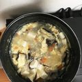 ☆ちょこもこ☆'s cooksnap of when they made 肉味噌とレタスの超簡単！中華風春雨スープ.