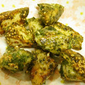 由芽15's cooksnap of when they made メカジキの青海苔焼き.
