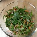 ☆まーこにゃん☆'s cooksnap of when they made シャキシャキ水菜と根菜の胡麻酢サラダ.
