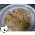 ｽｶｲﾌｨｯｼｭ☆'s cooksnap of when they made 野沢菜ちりめん炒飯.