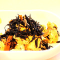 まみお✳'s cooksnap of when they made リメイク♪ひじきの煮物＋甘〜い炒り卵♡.