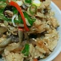 ちこね's cooksnap of when they made 簡単！豚肉の味わい炊き込みご飯.