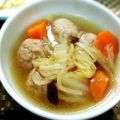 賢くんママ's cooksnap of when they made ✤豚肉団子と白菜の煮物✤.