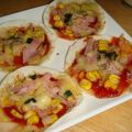 mikiha5's cooksnap of when they made 餃子の皮で♪おつまみピザ.