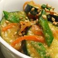 shinyui's cooksnap of when they made こっくり☆ズッキーニの胡麻味噌蒸し.
