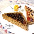 こは＊'s cooksnap of when they made 黒ゴマたっぷり♡塩＊黒蜜トースト.