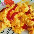 かなっふぃ's cooksnap of when they made レンジで簡単♪ホテル風スクランブルエッグ.