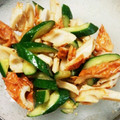 かほたくhy's cooksnap of when they made 簡単！　キュウリ＆ちくわのごま醤油和え.