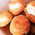 ⁂わか's cooksnap of when they made ♡レアチーズシュークリーム♡.