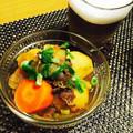 きよちゃん嫁。's cooksnap of when they made 圧力鍋で時短☆我が家の簡単肉じゃが.