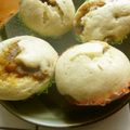 キク乃's cooksnap of when they made 手抜きメニューで即席カレーまん風蒸しパン.