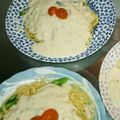 miyubi's cooksnap of when they made 生クリーム無し☆きのこの和風カルボナーラ.