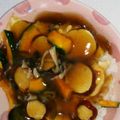 コアラのマーチすき's cooksnap of when they made ほっこりカボチャの玉子丼☆きのこあんかけ.