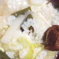 わかめ＊'s cooksnap of when they made 豆腐雑炊.