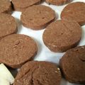 purecocoa妹's cooksnap of when they made バレンタインに♡さくさくチョコクッキー♡.