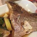 ぱんだ123's cooksnap of when they made 鯛の煮付け☺.