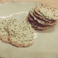 Mooomin♡'s cooksnap of when they made 黒ごまおから薄焼きクッキー.