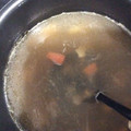 フランクフルトJr's cooksnap of when they made リメイク☆ひじき煮de和風スープ.