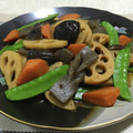アンメイスイ's cooksnap of when they made うちの炒り鶏（筑前煮）.
