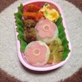 minch＊＊'s cooksnap of when they made 抜き型で簡単！お花おにぎり♪～キャラ弁～.