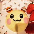 baba815's cooksnap of when they made うーたん　ワンワン　誕生日プレート♪.