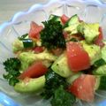maruru-nn's cooksnap of when they made アボカド☆胡瓜☆トマトのオリーブ風味.