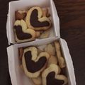 yusaraki's cooksnap of when they made ダブルハートチョコクッキー＊バレンタイン.