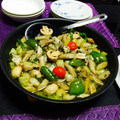 アンアンジェリーナ's cooksnap of when they made 簡単！土鍋DE牡蠣とゴボウのアヒージョ♪.
