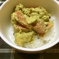 judyrandy's cooksnap of when they made サーモンとアボカドの丼.