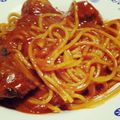 Ωおめが's cooksnap of when they made ハヤシライスの残りでパスタ.