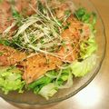 ろろみや。's cooksnap of when they made サーモンのカルパッチョに粒マスタード！.