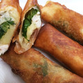 初心者みほT's cooksnap of when they made 簡単♡　ポテトしそチーズ揚げ春巻き.