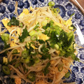pinkyeren's cooksnap of when they made ふんわり卵入中華風もやし炒め.