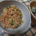 よちりん's cooksnap of when they made 納豆と炒め新玉ねぎ.