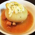 mfmf508's cooksnap of when they made たまねぎ丸ごと＊オニオングラタンスープ＊.