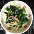こん☆にゃく's cooksnap of when they made ほうれん草のおろしジャコ和え☆.